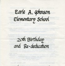 Fonds - Earle A. Johnson