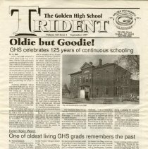 Newspaper: Golden High School Trident