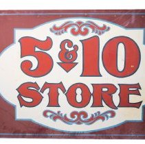 The Fair 5 & 10 Store sign
