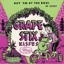 Jolly Rancher box top view with flap