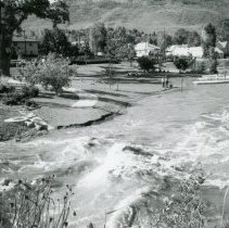 Clear Creek flooding at Vanover Park