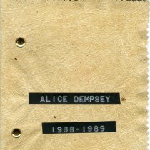 Pioneer Delphian Study Club booklet, 1988-1989