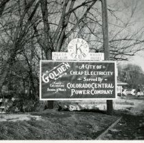 Colorado Central Power Company sign