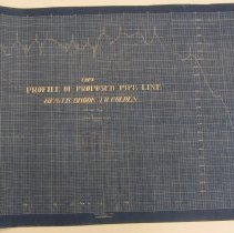 Profile of Proposed Pipe Line Beaver Brook to Golden