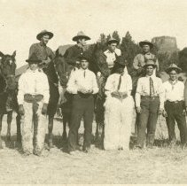 Rodeo winners in Golden, 1907