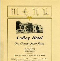 LaRay Hotel menu