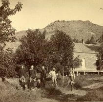 Elwood and Rees Easley and sons at Orchard House