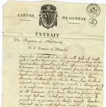 Extrait (French) document - front view