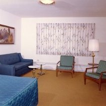 Interior view of a guest room at Holland House
