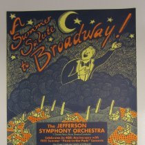 Jefferson Symphony Orchestra  40th Anniversary concert poster
