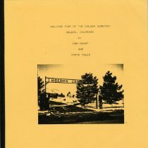 Book, Walking Tour of the Golden Cemetary