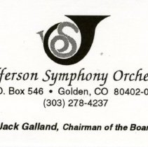 Jack Galland's business card