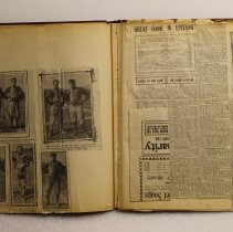 John C. Vivian's CSM Football scrapbook - detail