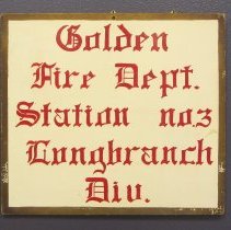 GFD sign made for Dud's Cafe