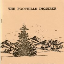 The Foothills Inquirer, Vol12 No 1