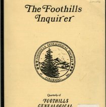 The Foothills Inquirer, Vol 5 No 1 - Vol 6 No 4