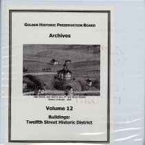 Golden Historic Preservation Board Archives Volume 12