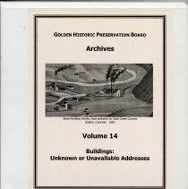 Golden Historic Preservation Board Archives Volume 14