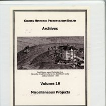 Golden Historic Preservation Board Archives Volume 19