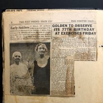 Scrapbook - Golden and Colorado history - detail