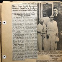 Scrapbook - Golden and Colorado history - detail