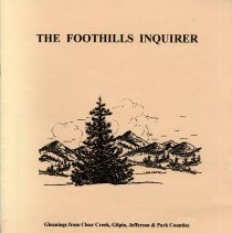 The Foothills Inquirer, Vol 23 No 1 Spring 2003