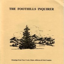 The Foothills Inquirer Vol 20 No 4 Winter 2000