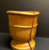 Wooden mortar