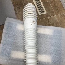 White ceramic insulator bushing pipe