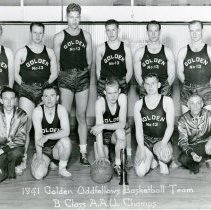 1941 Oddfellows Basketball Team B Class A.A.U. Champs