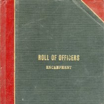 Ledger Roll of Officers Encampment I.O.O.F.