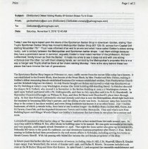 Richard Gardner Golden historical research & correspondence 2016-2017