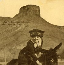 Burro Transportation postcard