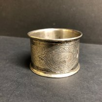 Silver napkin ring