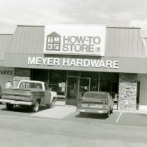 Entrance to Meyer Hardware