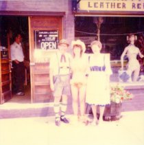 Richard "Jack" Wilhelm, Sharon Wustrack, Carleen Wilhelm in front of Carlee