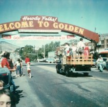 Golden's Welcome Arch and Oktoberfest Banner