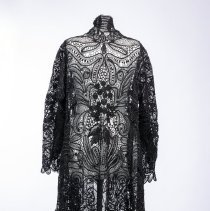Virginia Chauvenet's (Mallen) handmade lace coat - back view