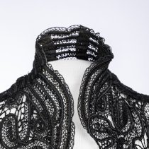 Virginia Chauvenet's (Mallen) handmade lace coat - detail