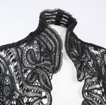 Virginia Chauvenet's (Mallen) handmade lace coat - detail