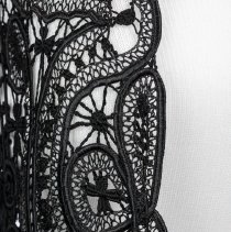 Virginia Chauvenet's (Mallen) handmade lace coat - detail