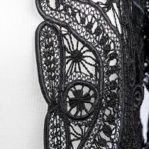 Virginia Chauvenet's (Mallen) handmade lace coat - detail