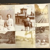 Mary Hoyt Brown photograph album - detail