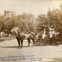 Mary Hoyt Brown photograph album - Bertha Coors & Ruth Hoyt, Maurice Hoyt