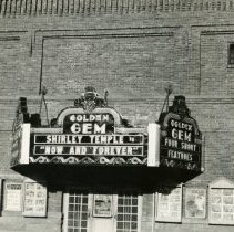 Golden Gem marquee and entrance
