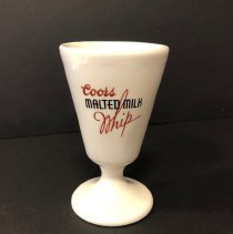 Coors Malted Milk Whip soda fountain cup