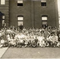 Students at North School, Katie Truelson Koenig, Principal