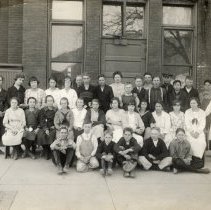 Students at North School, Katie Truelson Koenig, Principal