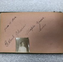 Autograph book belonging to Norma Truelsen - detail