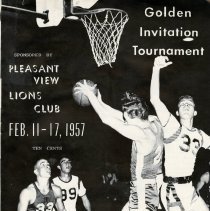 1957 Golden Invitation Tournament program cover